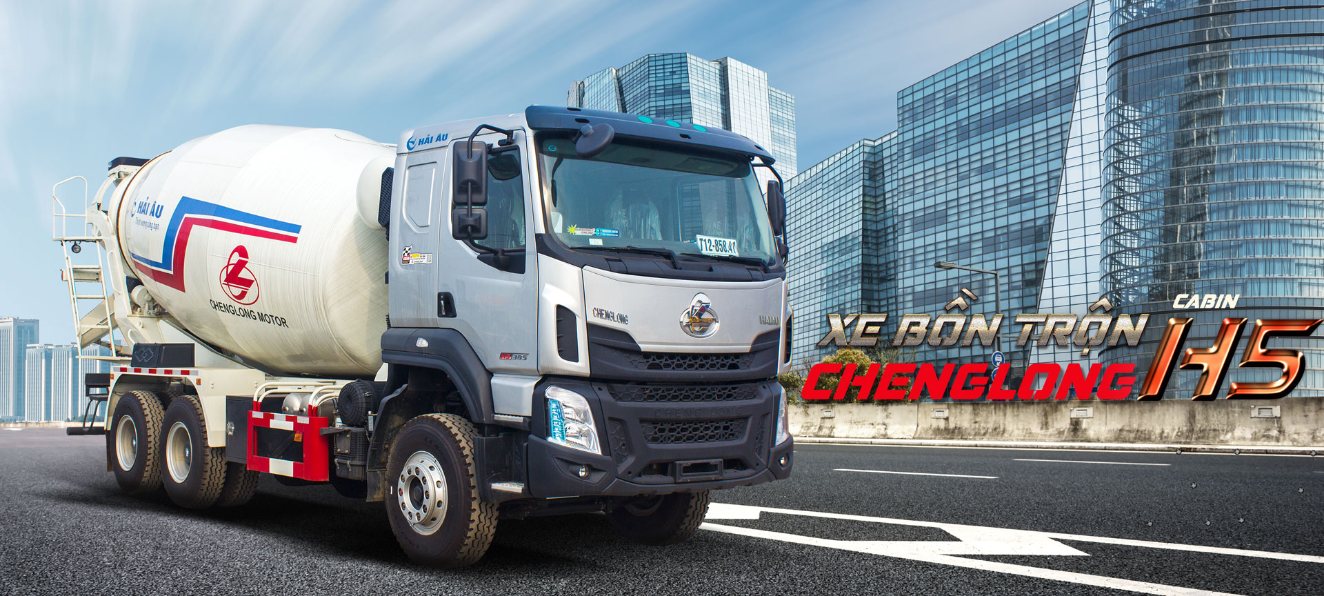 Xe bồn trộn Chenglong H5 350HP
